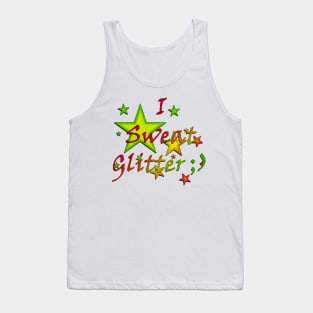 I Sweat Glitter Tank Top